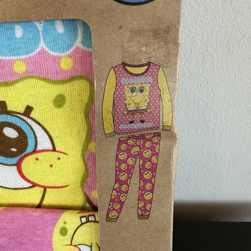 SpongeBob SquarePants 2pc Long Sleeves‎ Pajama Set 24 MONTHS New Girls